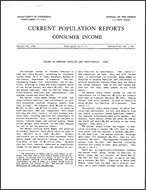 Income of Nonfarm Families and Individuals: 1946
