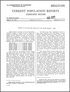 Income of Families and Persons in the United States: 1948