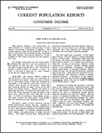 Income of Men at All-Time High in 1955 (Advance data)