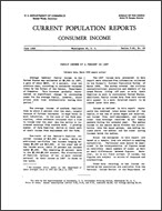 Family Income Up 4 Percent in 1957 (Advance data)