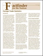 Factfinder for the Nation: Foreign Trade Statistics