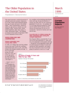 The Older Population in the United States, March 1999