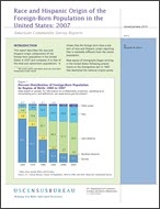 Race and Hispanic Origin of the Foreign-Born Population in the United States: 2007