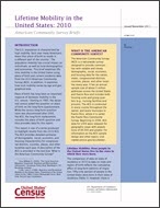 Lifetime Mobility in the United States: 2010