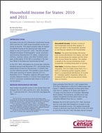 Household Income for States: 2010 and 2011
