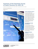 Summary of the Quarterly Survey of Public Pensions for 2021: Q1