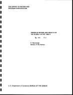 Trends in Income and Wealth of the Elderly in the 1980's
