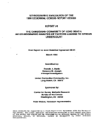 The Cambodian Community of Long Beach: An Ethnographic Analysis of Factors Leading to Census Undercount