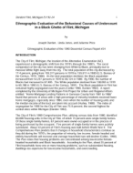 Ethnographic Evaluation of the Behavioral  Causes of Undercount in a Black Ghetto of Flint, Michigan                                   