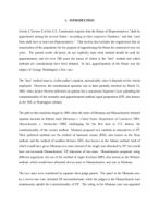 Apportionment Methods for the House of Representatives and the Court Challenges