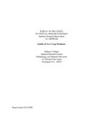 Quality of Very Large Databases