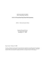 ACS/CATI Person-Based/Topic-Based Field Experiment