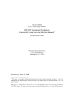 2010 NRFU Questionnaire Development: From the 2004 Census Test to the 2008 Dress Rehearsal 