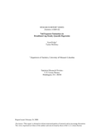 Tail Exponent Estimation via Broadband Log Density-Quantile Regression