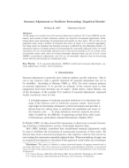 Seasonal Adjustment to Facilitate Forecasting: Empirical Results