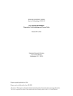 The Language of Residence: Respondent Understandings and Census Rules