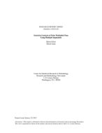 Statistical Analysis of Noise Multiplied Data Using Multiple Imputation