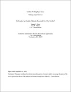 Do Doubled-up Families Minimize Household-level Tax Burden?
