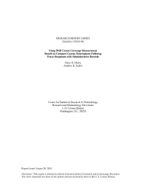 Using 2010 Census Coverage Measurement Results to Compare Census Nonresponse Followup Proxy Responses with Administrative Records
