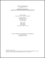 Capturing more than poverty: School free and reduced-price lunch data and household income