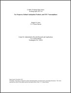 Tax Preparers, Refund Anticipation Products, and EITC Noncompliance