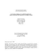 Eye Tracking, Usability and Accessibility Results from the Online Version of the 2018 National Survey of Children’s Health