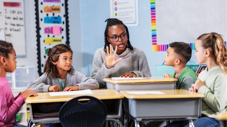 Teacher with Students in Class