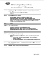 Agenda — April 8, 2015