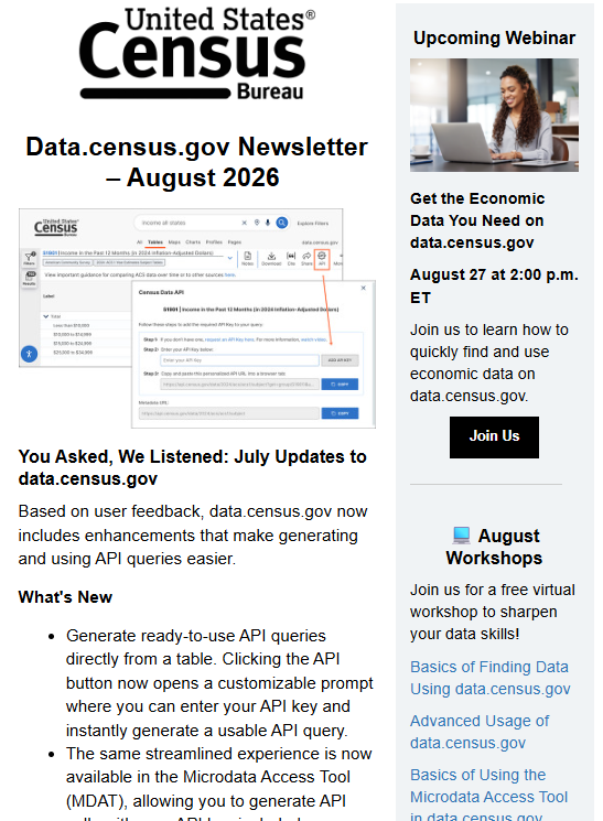 Newsletter August 2026