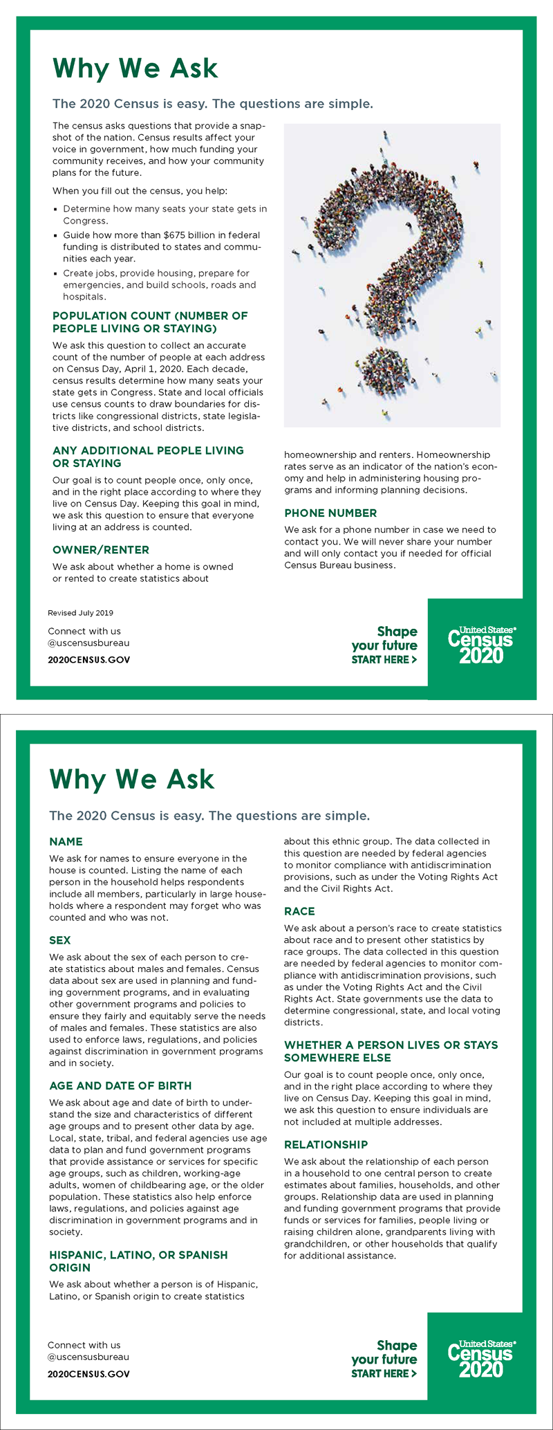 2020 Census: Why We Ask
