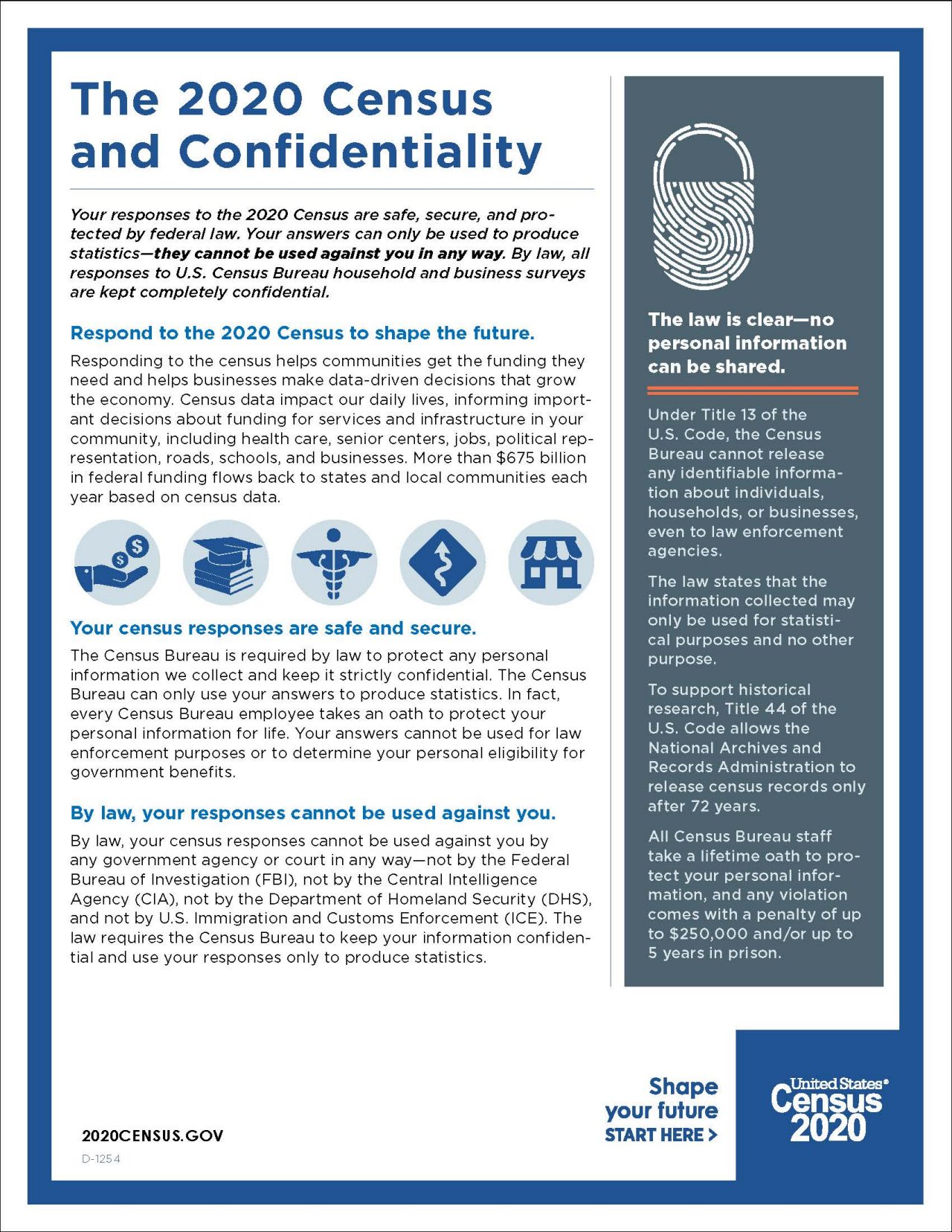The 2020 Census and Confidentiality (Page 1)