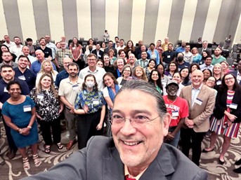 Photo: Attending the State Data Center, Census Information Center, and Data Dissemination Specialist annual training conference in Charlotte, North Carolina.