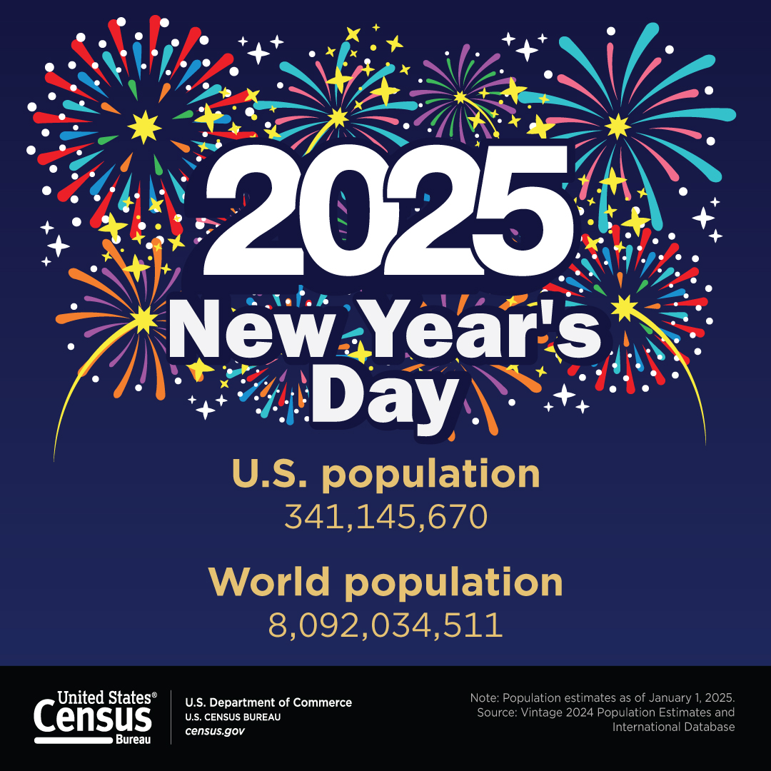 Infographic: 2025 New Year's Day (December 30, 2024)  