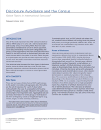 Disclosure Avoidance and the Census