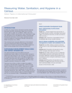 Measuring Water, Sanitation, and Hygiene in a Census