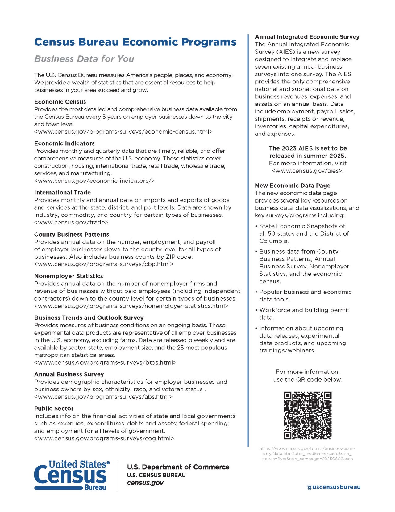 Economic Programs Flyer
