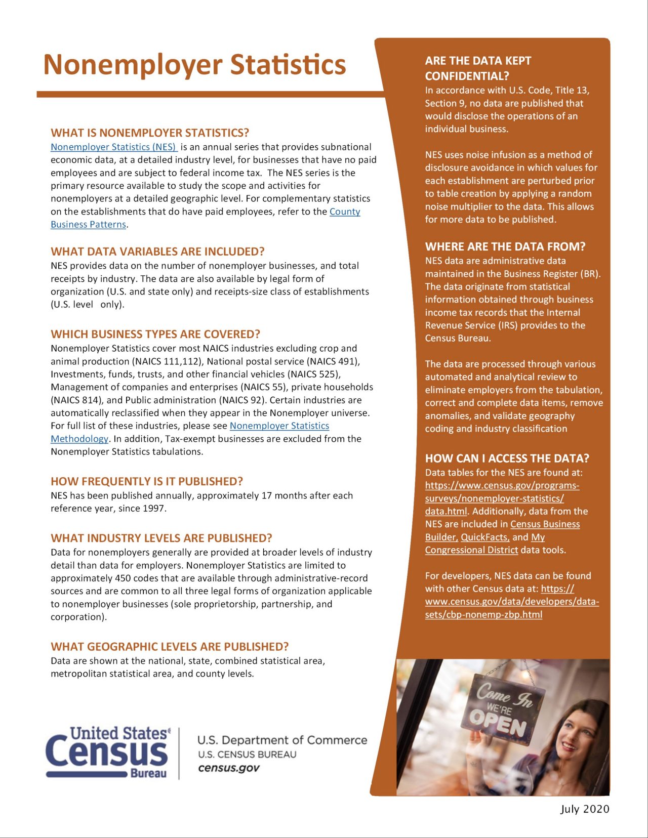 Annual Retail Trade Survey Page 1